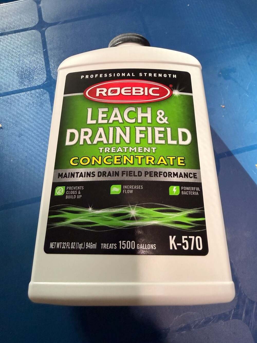 Roebic K-570 Leach and Drain Field Treatment Concentrate 32 oz